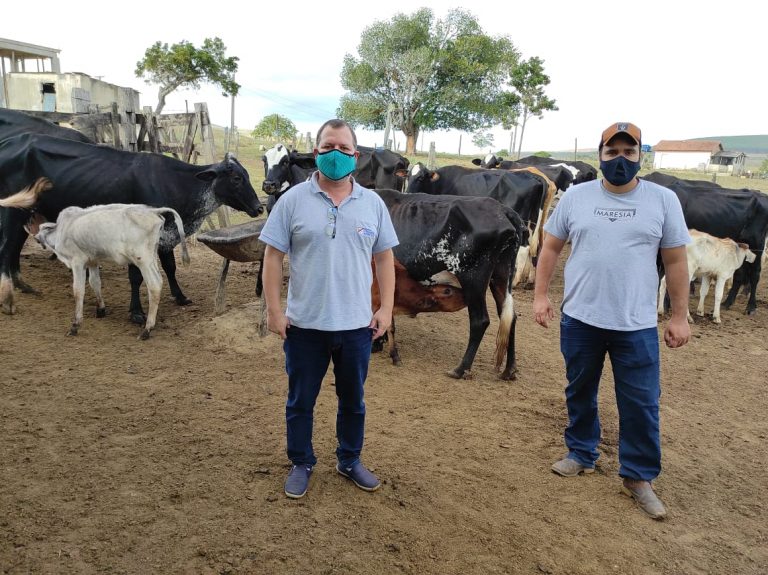 Técnicos da Secretaria de Agricultura fazem visita para implantação de projeto silvipastoril em Jardim Novo