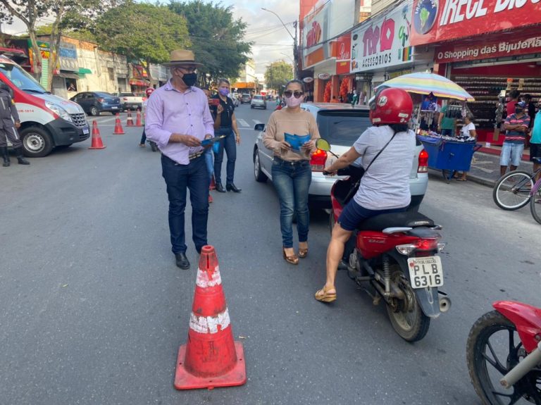 Secretaria de Segurança e Cidadania realiza blitz educativa em comemoração à Semana do Motociclista