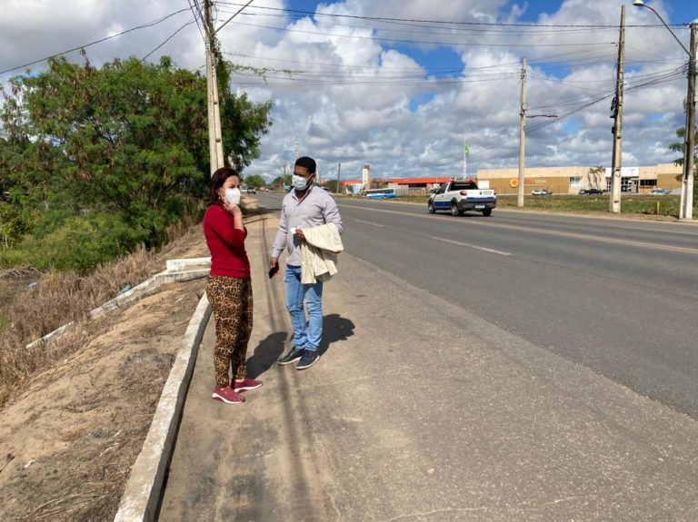 Secretarias de Desenvolvimento Econômico e Infraestrutura fazem estudo de viabilidade em local para instalação de novos empreendimentos