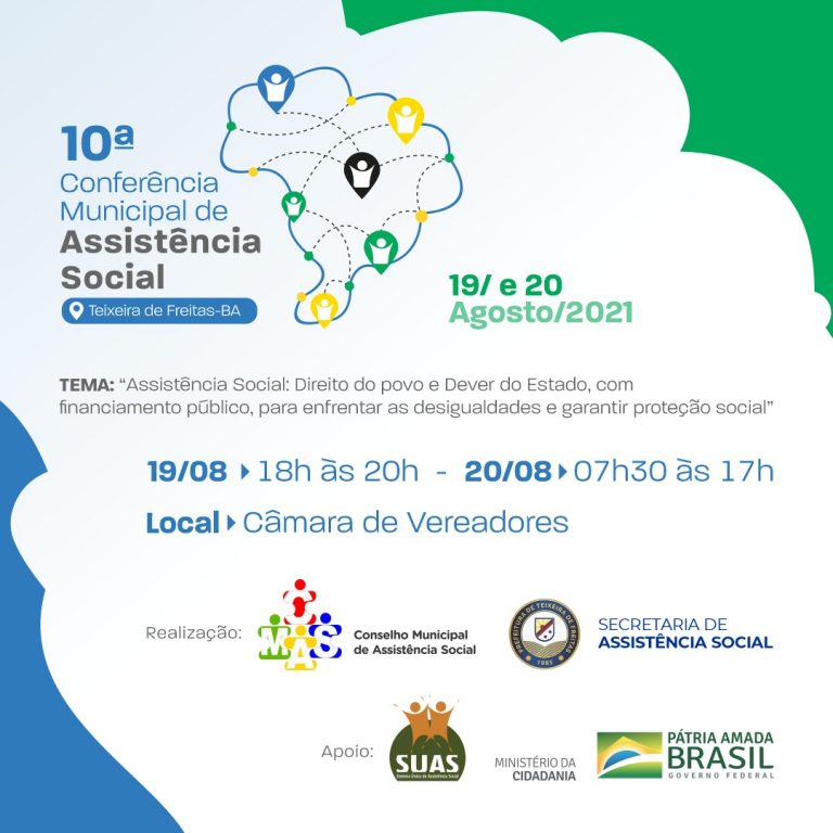 Abertura da 10ª Conferência Municipal de Assistência Social acontece nesta quinta, 19