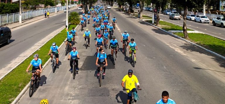 Passeio Ciclístico em prol do Levanta-te é realizado com apoio da Prefeitura de Teixeira de Freitas