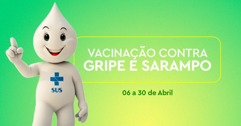 Vacinação contra Influenza e Sarampo em Teixeira de Freitas começa nesta quarta, 06