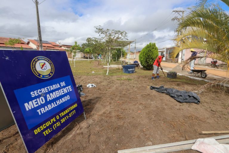 Prefeitura inicia obras de revitalização em segunda Praça no bairro Jardim Beira Rio