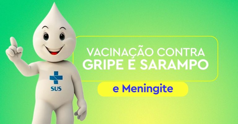 Prefeitura de Teixeira de Freitas reforça a importância da vacinação contra Gripe, Sarampo e Meningite