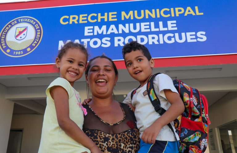 Creche Municipal Emanuelle Matos Rodrigues recebe crianças com muito aprendizado e diversão no primeiro dia de aula; veja fotos