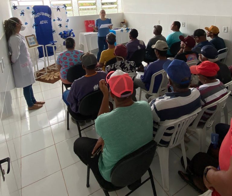 Novembro Azul: Unidades Básicas de Saúde prosseguem com serviços de conscientização sobre o câncer de próstata