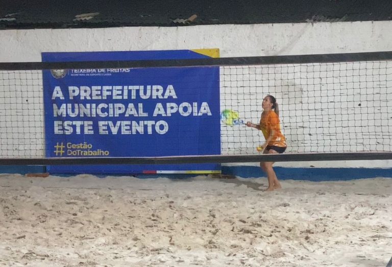 Confira classificação do 1º Open Planeta Beach Tennis em Teixeira de Freitas