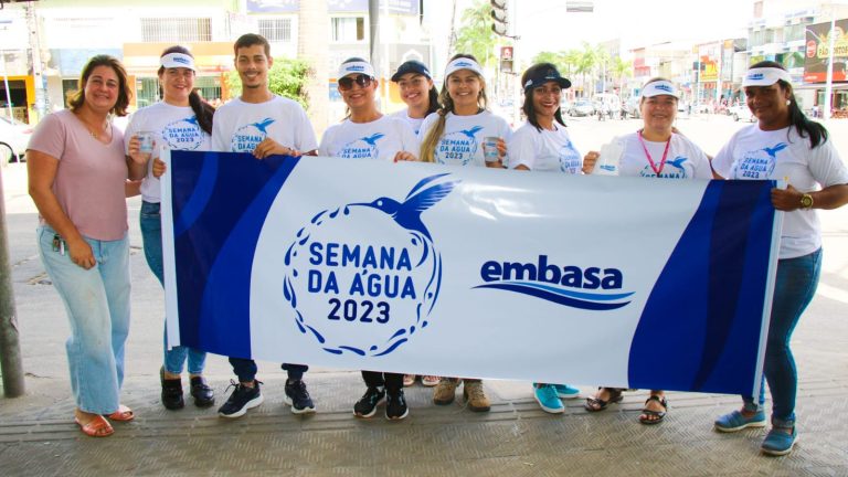 Blitz educativa marca encerramento da Semana da Água em Teixeira de Freitas