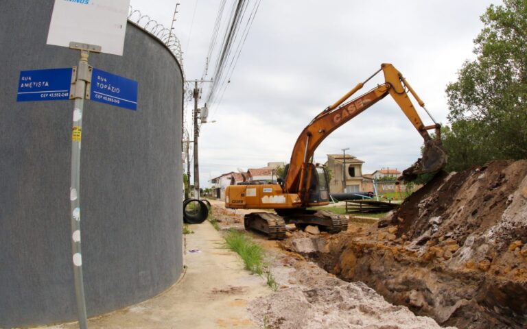 Prefeitura prossegue com obra de drenagem no bairro Kaikan