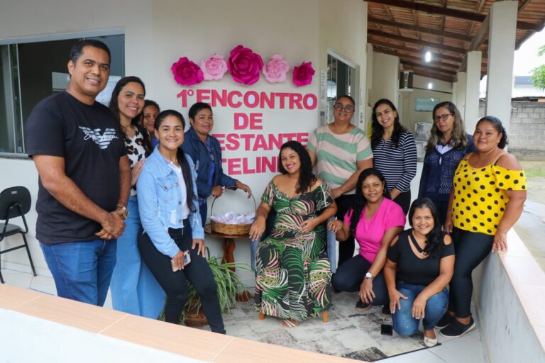 Roda de conversa orienta gestantes sobre cuidados durante gravidez e puerpério