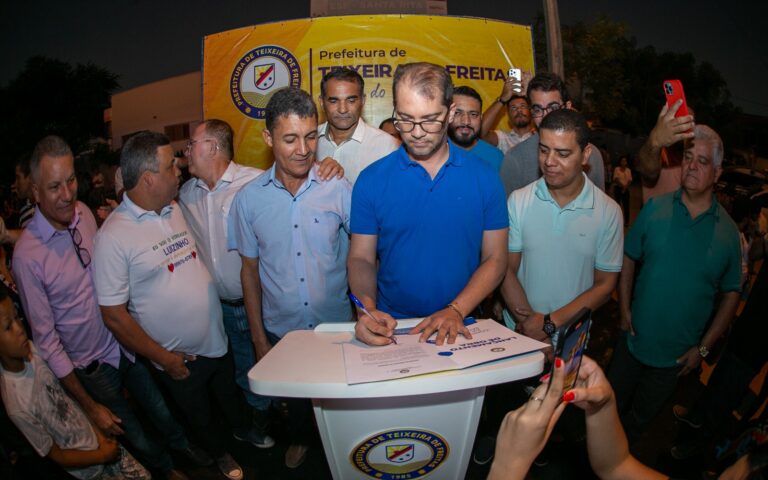 Lançamento de obra da praça do Santa Rita ocorreu nesta quinta (13)