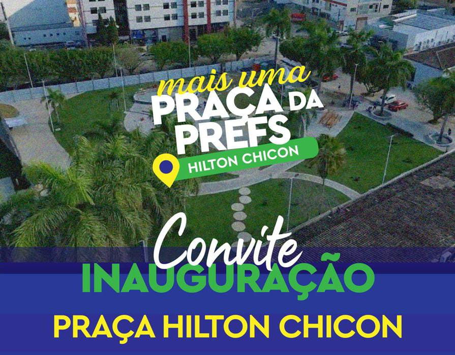 Totalmente requalificada, Praça Hilton Chicon será entregue na quarta (03)